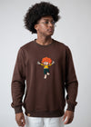 Sweater "Pumuckl" - dark brown